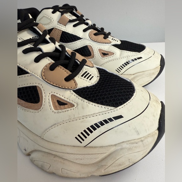 Steve Madden Black and White Sneakers - Picture 6 of 13